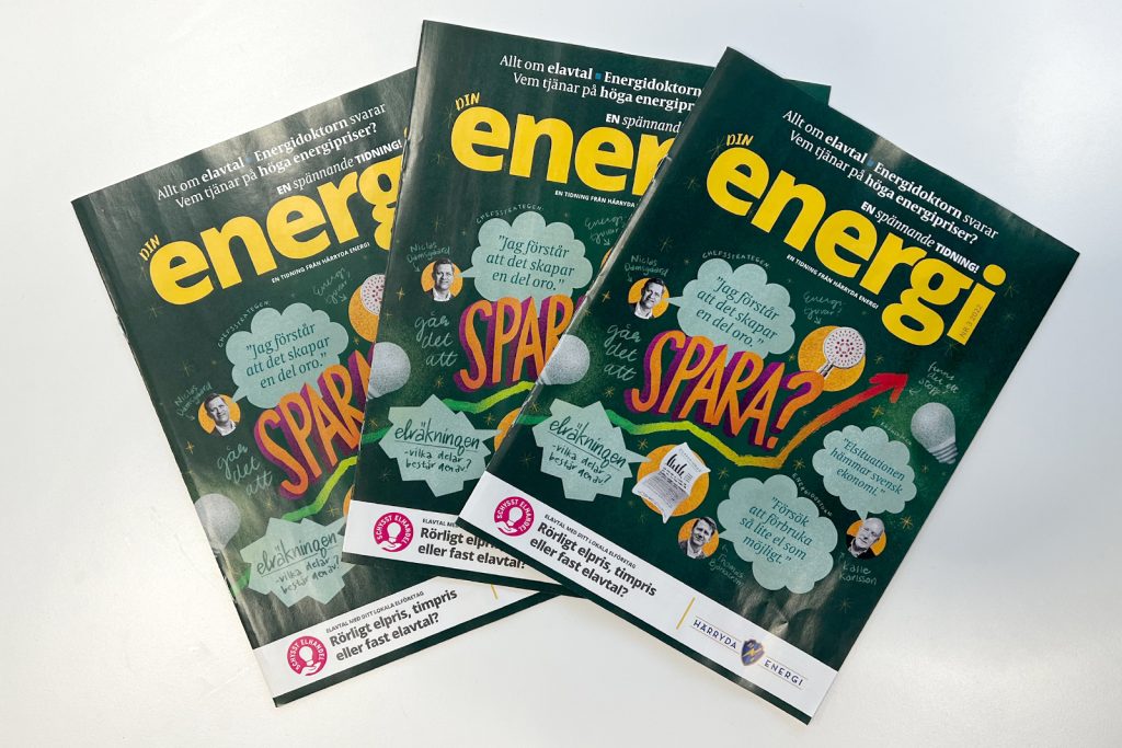 Din Energi - fullspäckad med bra info för dig som elkund!