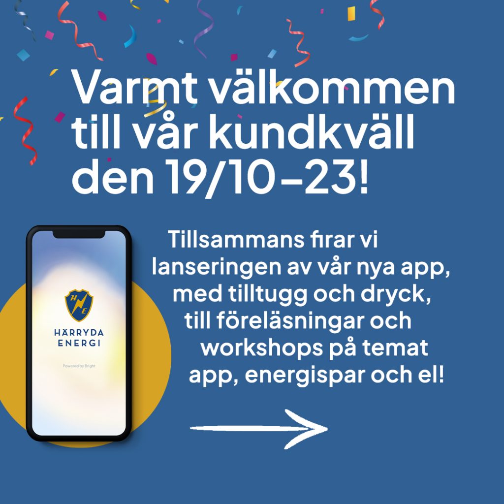 Välkommen på kundkväll 19/10!