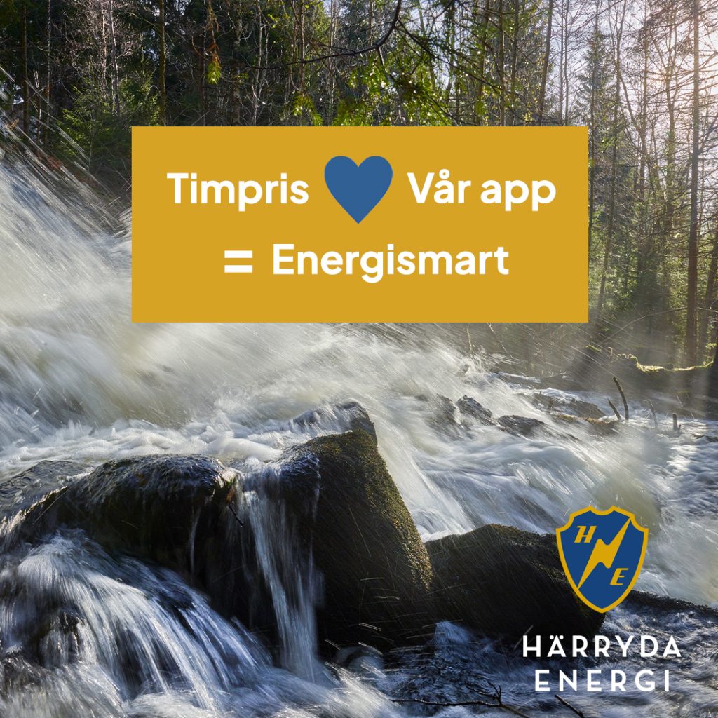 Timpris & Vår app = Energismart