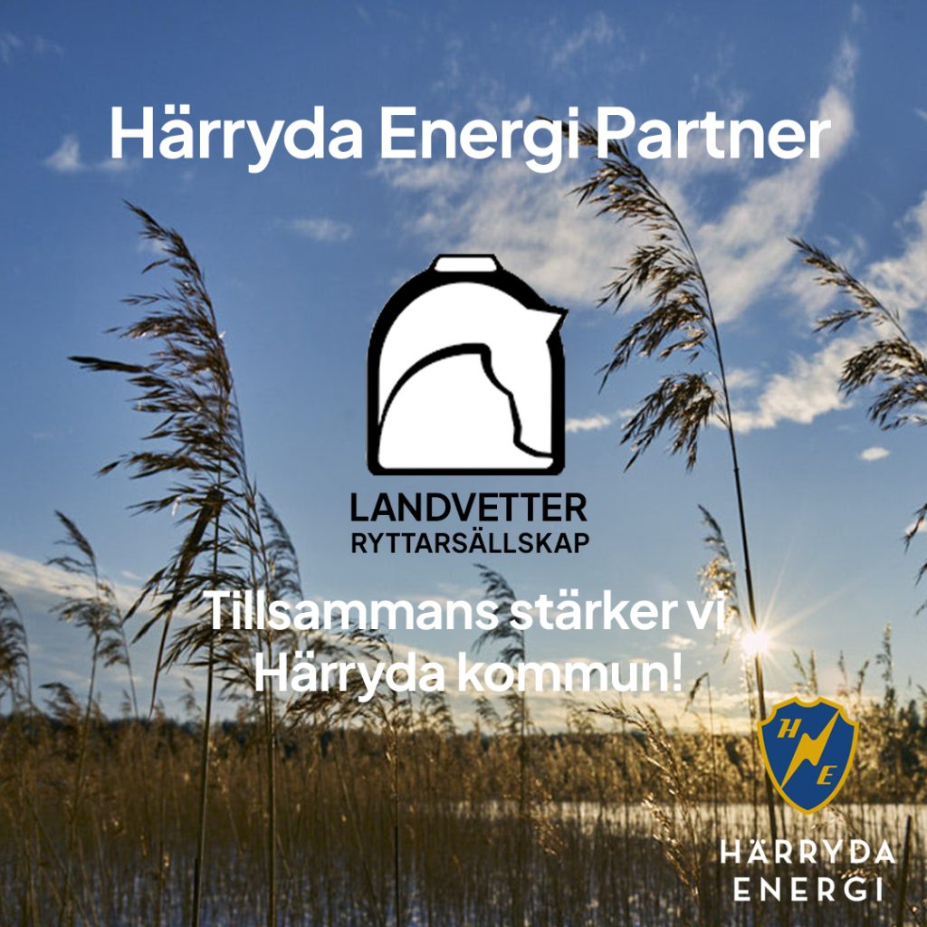 Vi är nu stolt partner till Landvetter Ryttarsällskap!