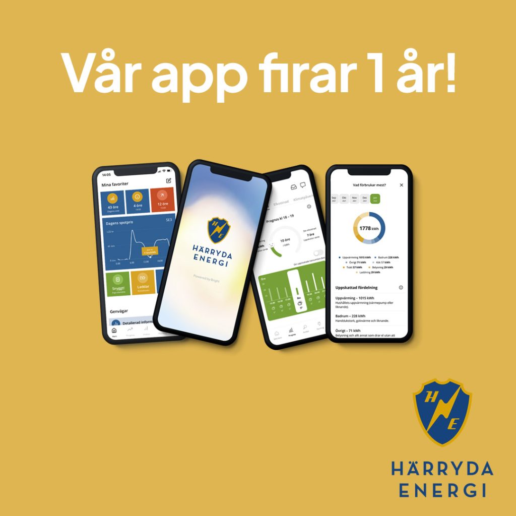 Vår app firar ett år!