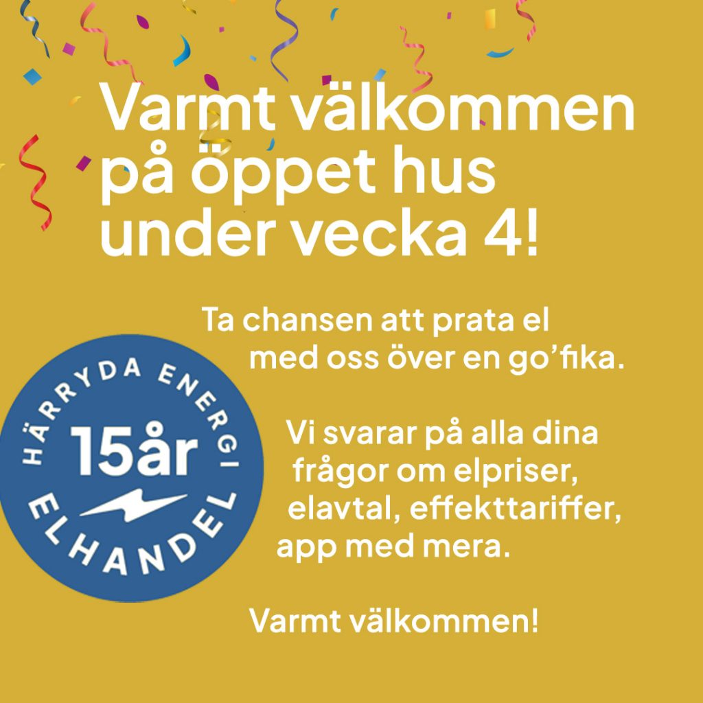 Snart Öppet hus-vecka!
