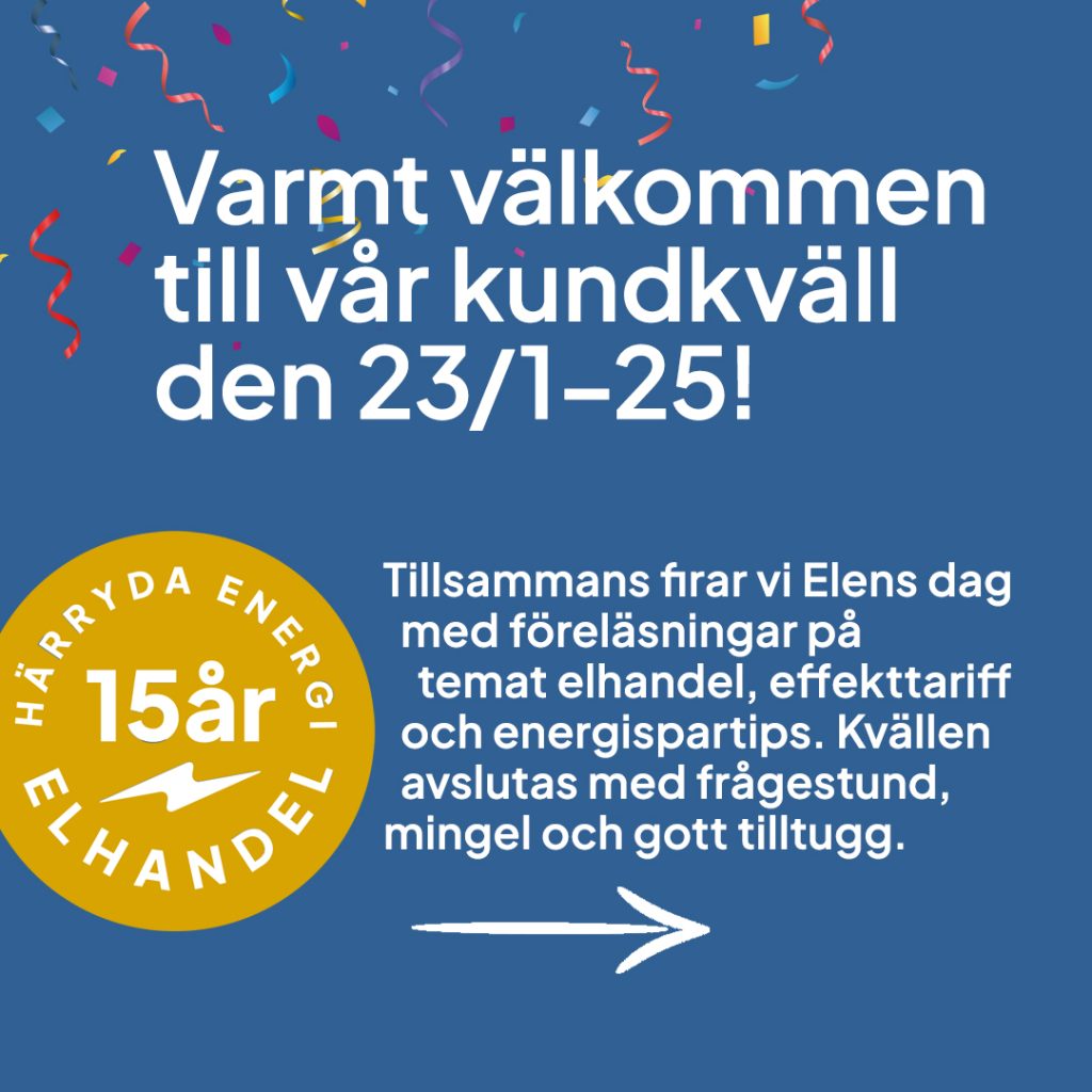 Välkommen på kundkväll!