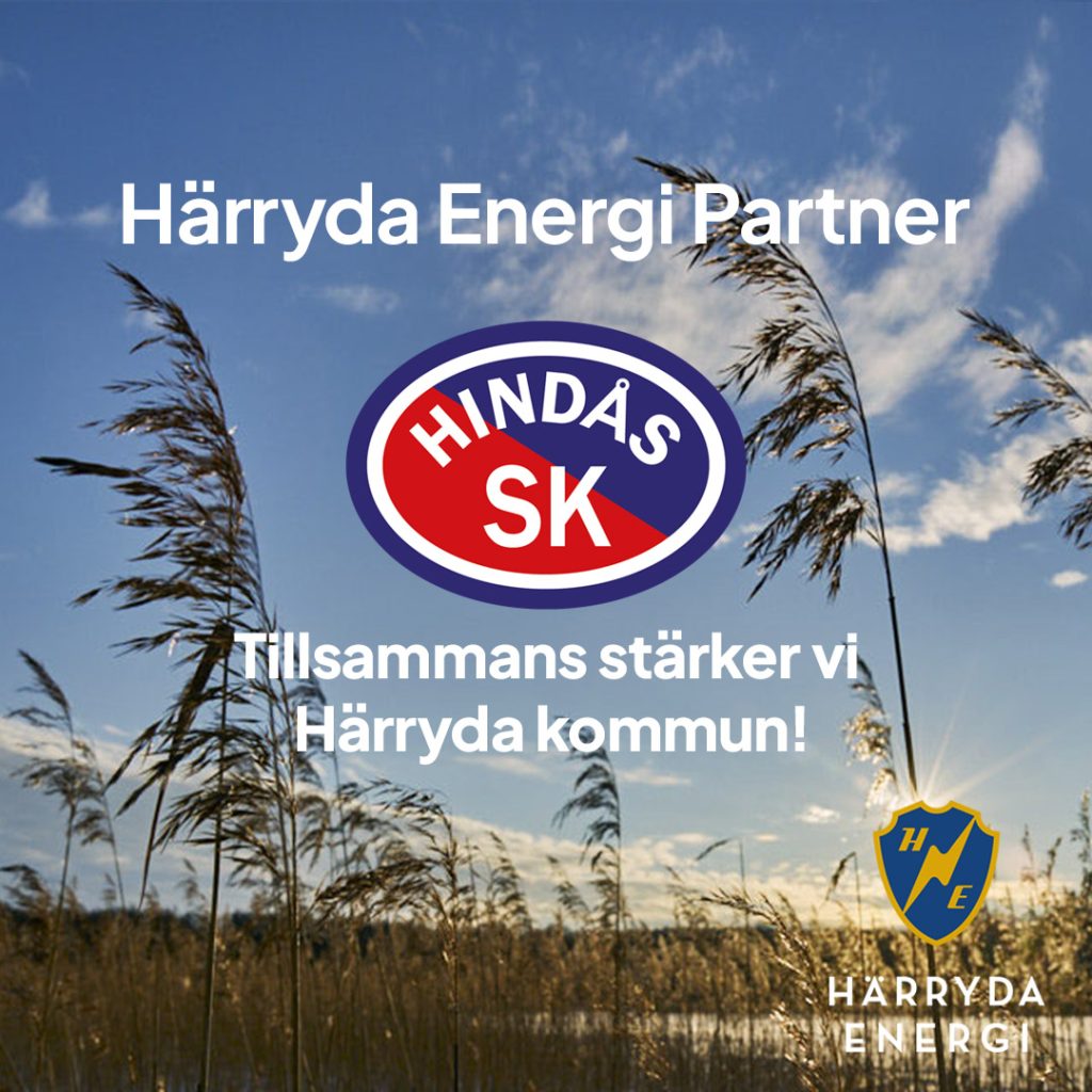 Vi förlänger vårt partnersamarbete med Hindås SK