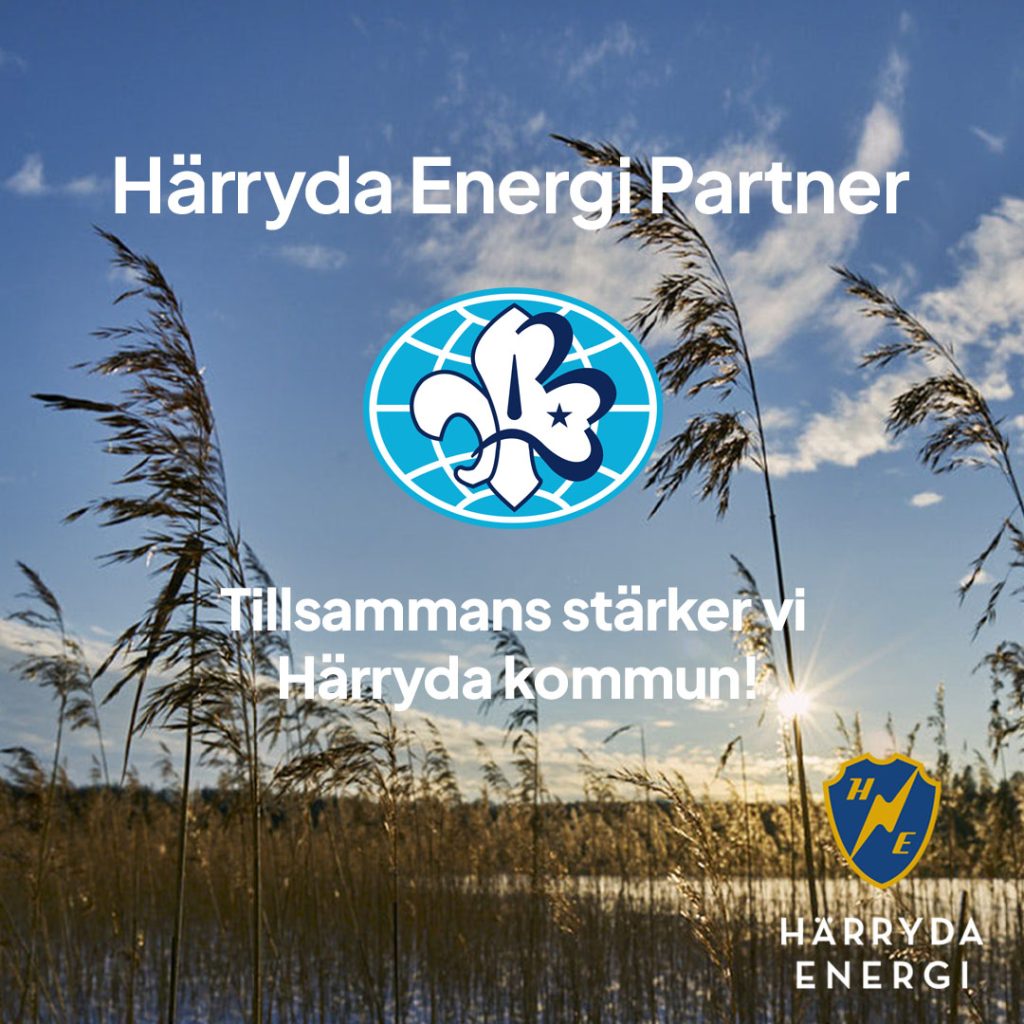 Vi välkomnar Mölnlycke Scoutkår som ny samarbetspartner till Härryda Energi Partner!