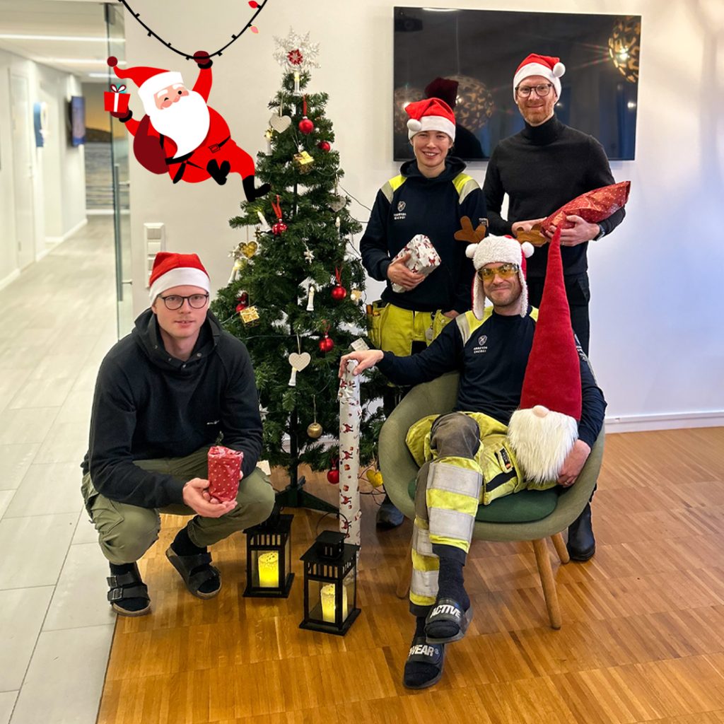 God jul och gott nytt år önskar vi på Härryda Energi!