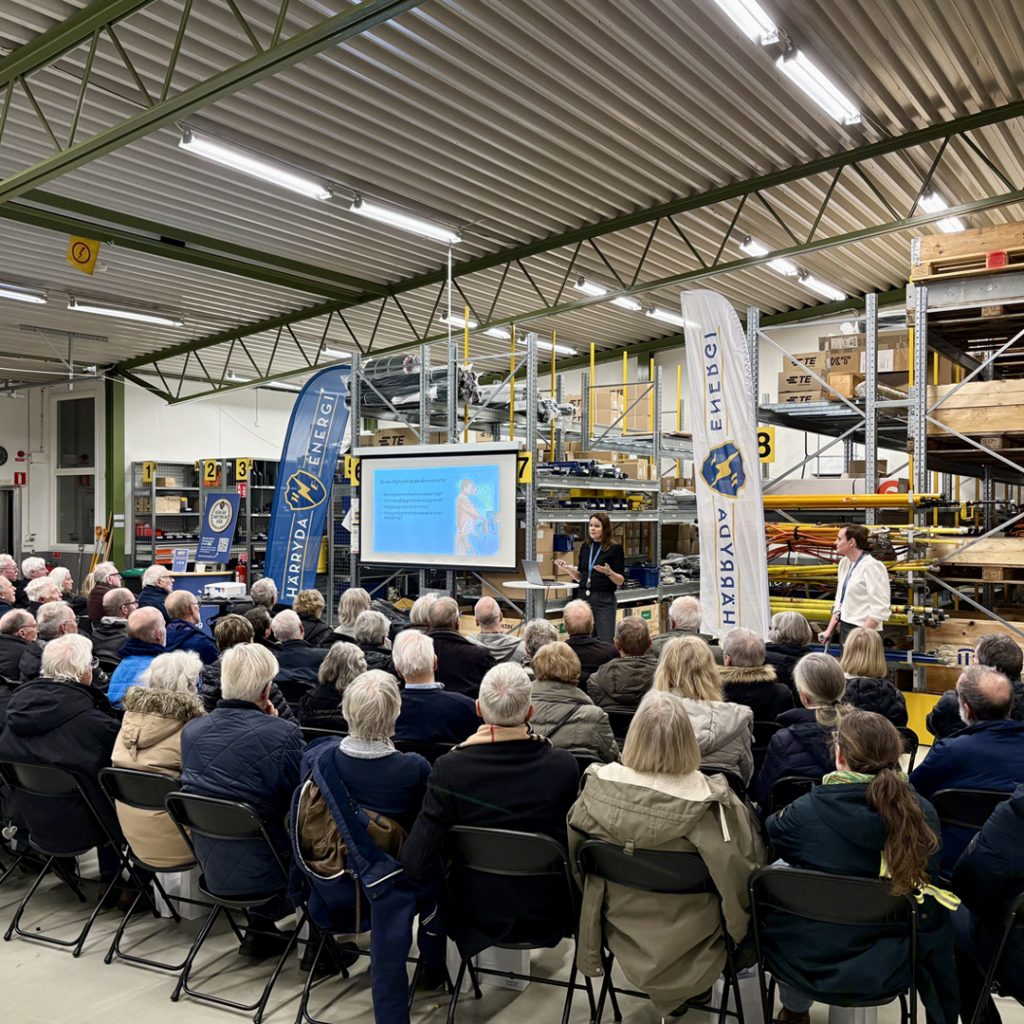 Fullsatt i publiken när Härryda Energi firade Elens afton