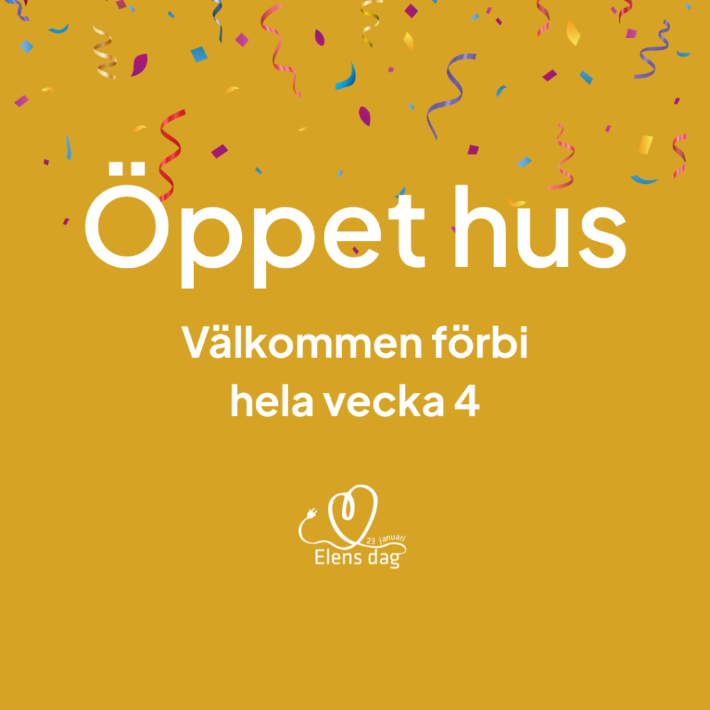 Öppet hus hela vecka 4